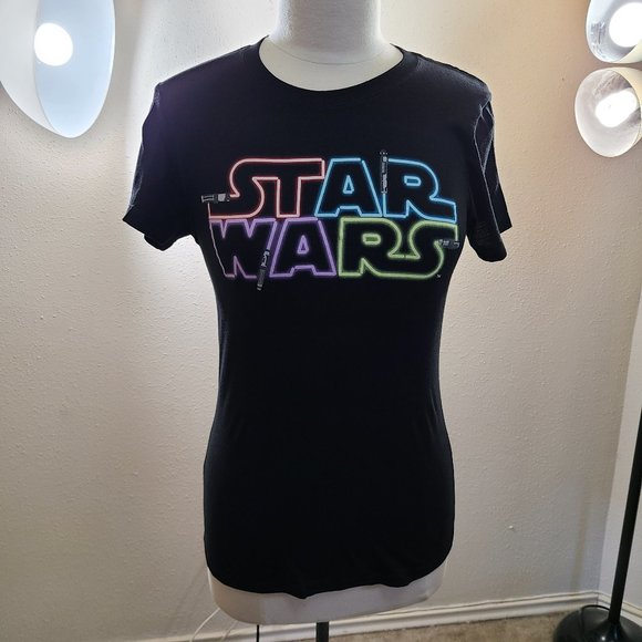 Her Universe Star Wars Lightsaber Light Up T-Shirt - Picture 5 of 5